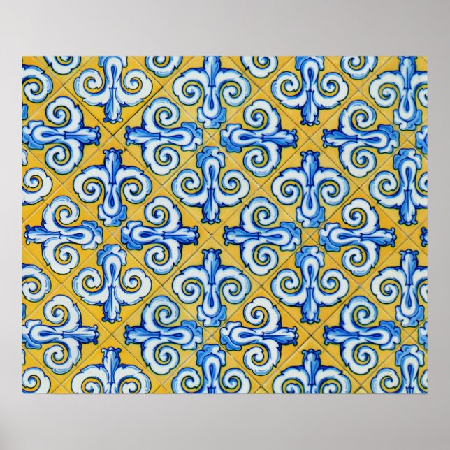 Poster Carrelage espagnol (Devant)