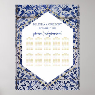 Poster Carrelage Mariage Rustique Portugais Carrelage