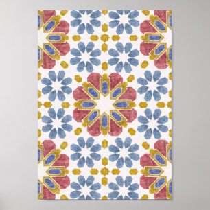 Poster Carrelage marocain