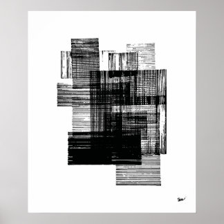 Poster Carrés et rectangles