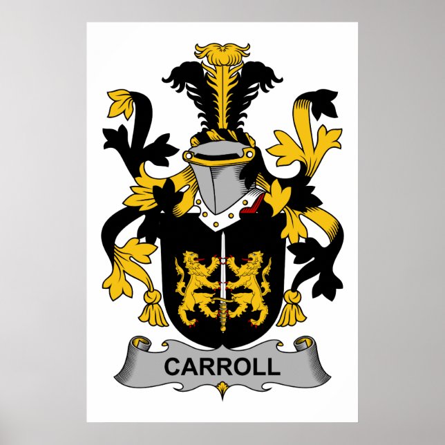 Poster Carroll Family Crest (Devant)