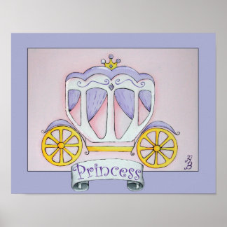 Poster Carrosse de princesse