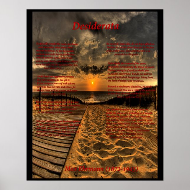 Poster Carte (Devant)