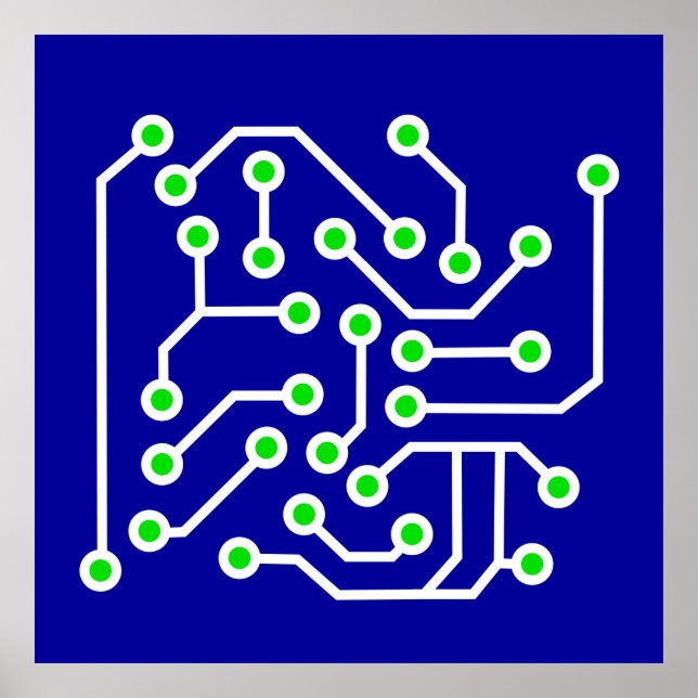 Poster Carte à circuit imprimé (Devant)