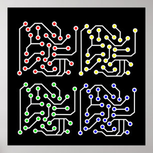 Poster Carte à circuit imprimé