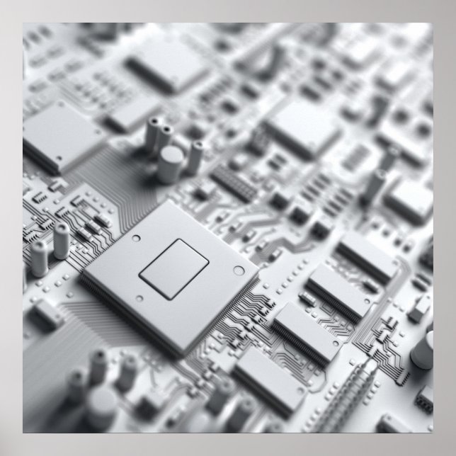 Poster Carte Abstraite (Devant)