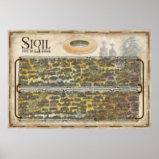 Poster Carte annotée de Sigil