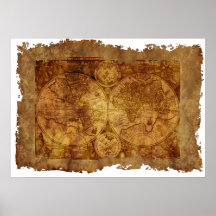 Carte antique du monde