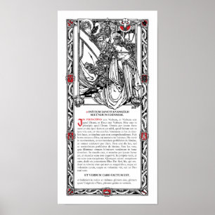Poster Carte D'Autel Côté "In Principio"