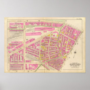 Poster Carte de Boston 19