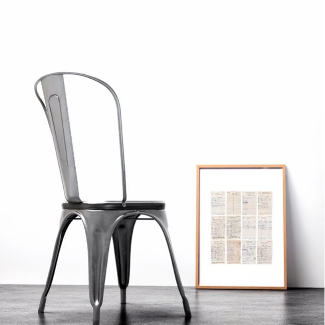 Poster Carte de circulation de la bibliothèque Old Friend (Créateur téléchargé)