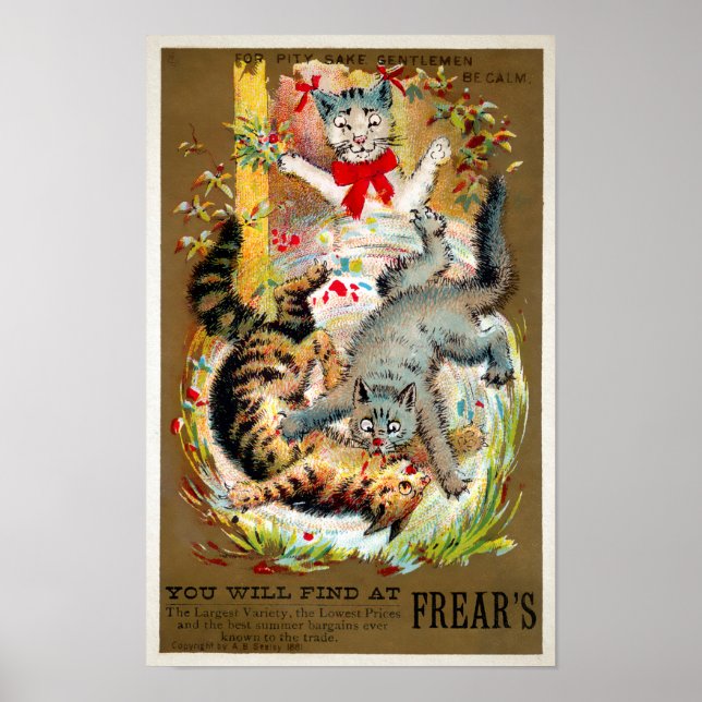 Poster Carte de commerce pour chats Frears #4 (sur 6) (Devant)