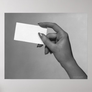 Poster Carte de détention pour femme