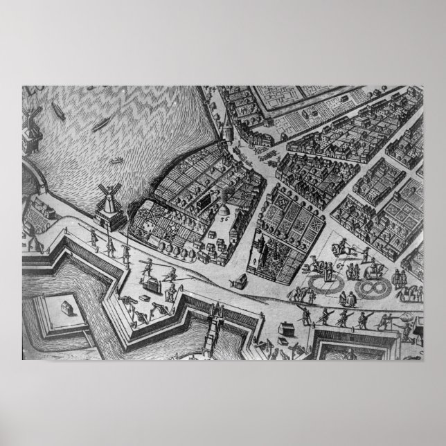 Poster Carte de Hambourg (Devant)