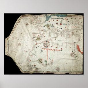 Poster Carte de Jorge Aguiar - 1492