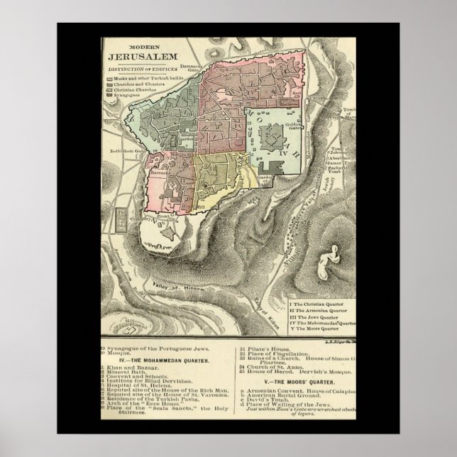 Poster Carte de la vie du Christ Préface (Devant)