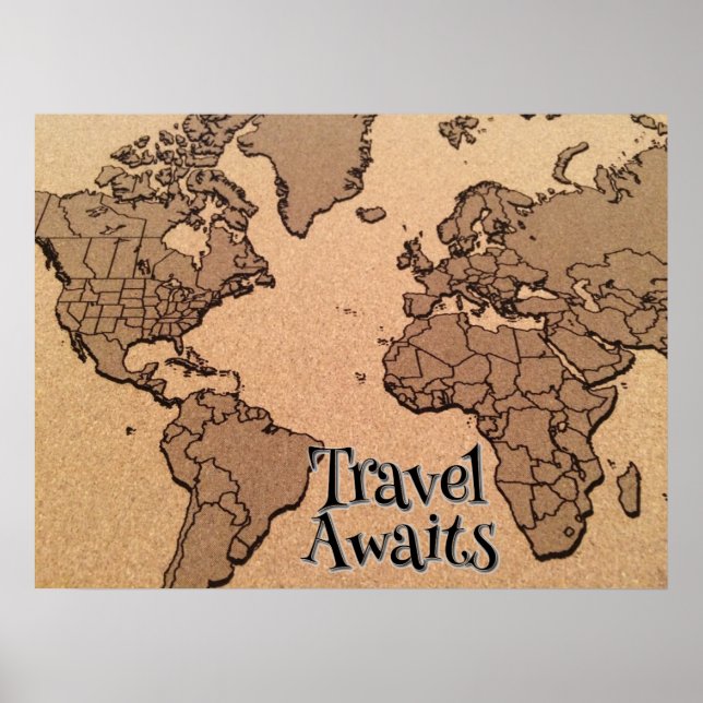 Poster Carte de l'Ancien Monde (Devant)