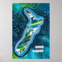 Carte de l'art textile d'Aotearoa Nouvelle-Zélande