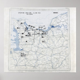 Poster Carte de le jour J