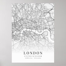 Carte de Londres City