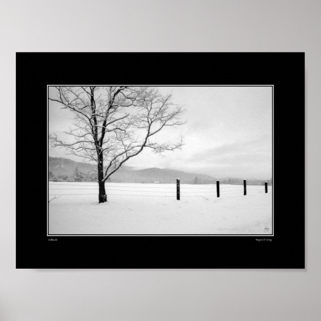 Poster Carte de solitude (Devant)