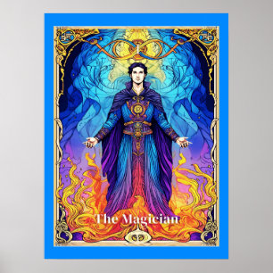 Poster Carte de Tarot Le Magicien