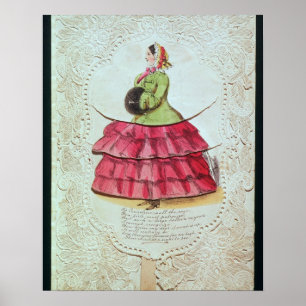 Poster Carte de voeux (avec papier)