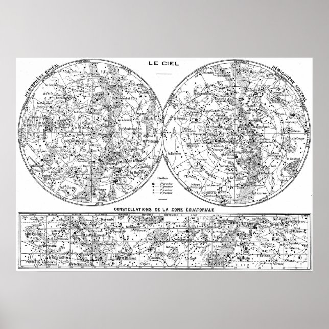 Poster Carte des configurations (Devant)