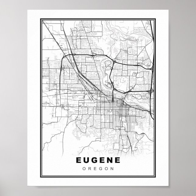 Poster Carte d'Eugene (Devant)