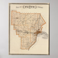 Carte du comté de Floyd