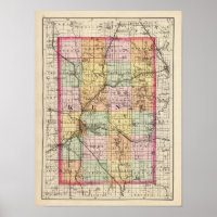 Carte du comté de Kent, Michigan
