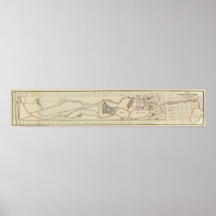 Poster Carte du Golden Gate Park