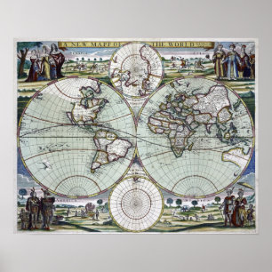 Poster Carte du monde