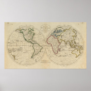 Poster Carte du monde 4