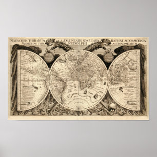 Poster Carte du monde antique par Philipp Eckebrecht - 16