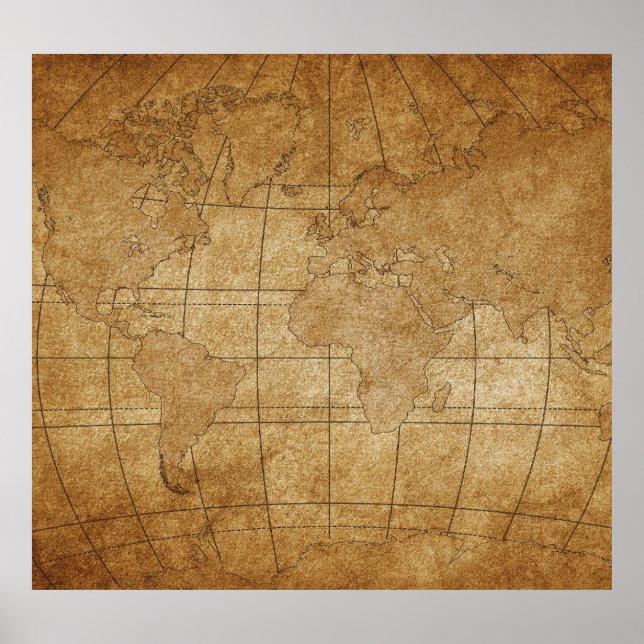 Poster Carte du monde : Guide mondial d'exploration (Devant)