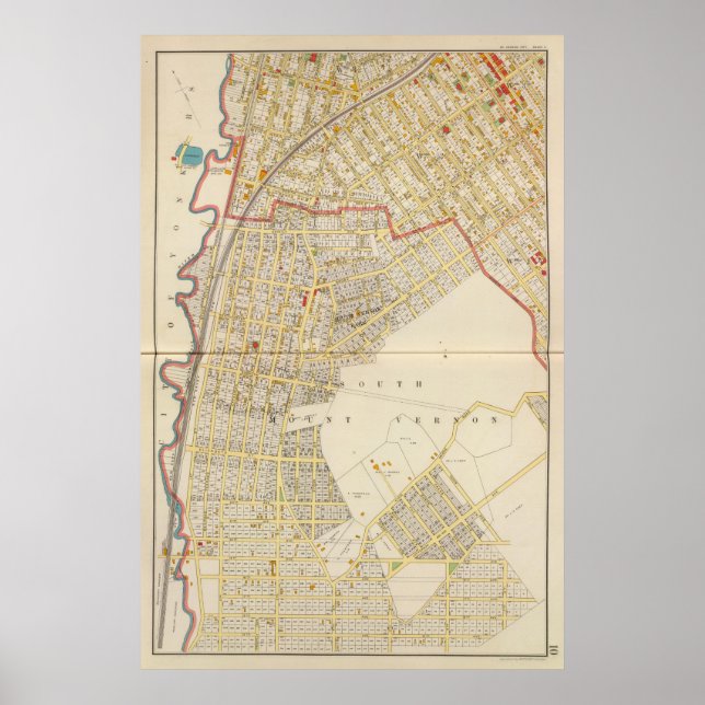 Poster Carte du Mt Vernon Atlas (Devant)