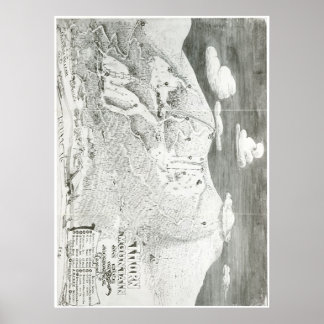 Poster Carte du sentier Thorn Mountain 1949