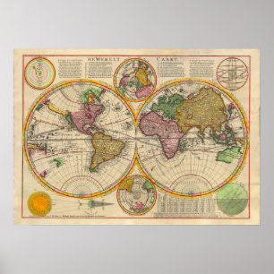 Poster Carte du Vieux-Monde antique