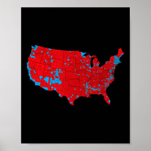 Poster Carte Exacte Des Résultats Des Élections De 2024 1