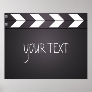 Poster Carte graphique personnalisée du réalisateur de fi