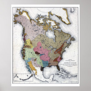 POSTER CARTE : INDIENS AMÉRICAINS 3
