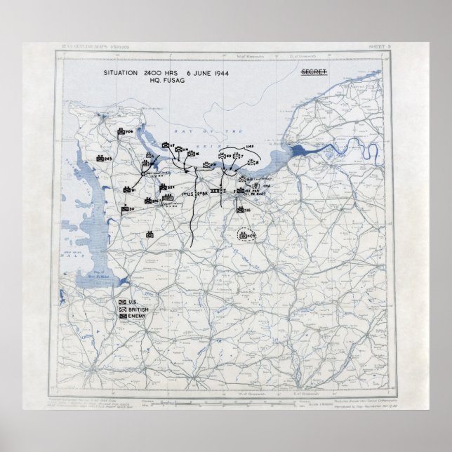 Poster Carte le jour J (Devant)