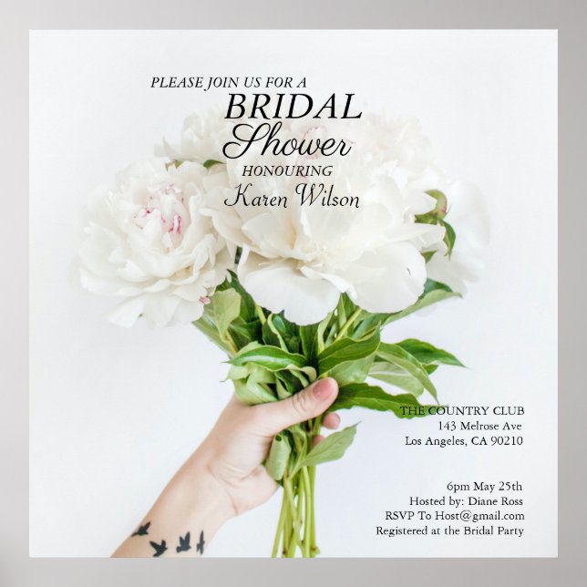 Poster Carte magnétique de réponse à l'invitation de la d (Devant)