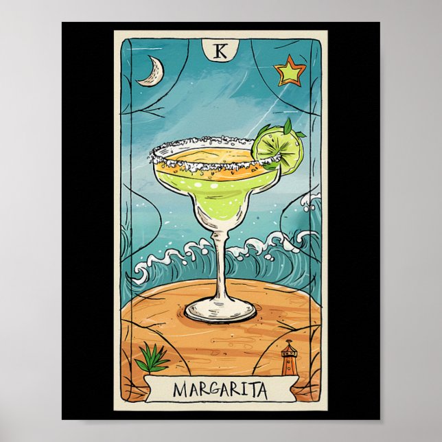 Poster Carte Margarita Tarot Cinco De Mayo (Devant)
