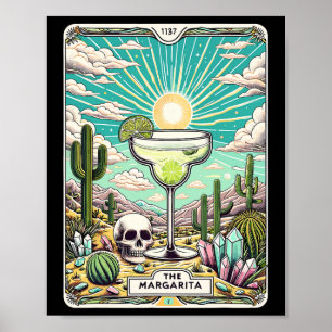 Poster Carte Margarita Tarot Cinco De Mayo Party Marga