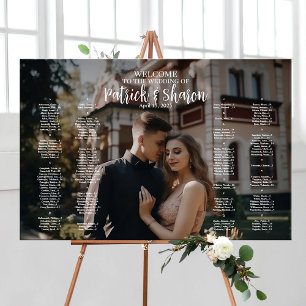 Poster Carte mariage avec photo