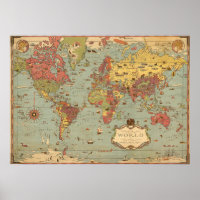 Carte Mercator du monde