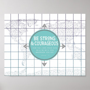 Poster Carte minimaliste Écriture inspirante