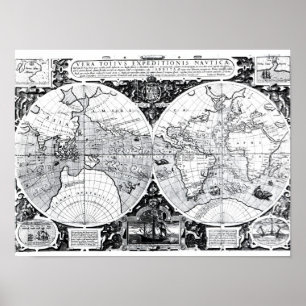 Poster Carte mondiale